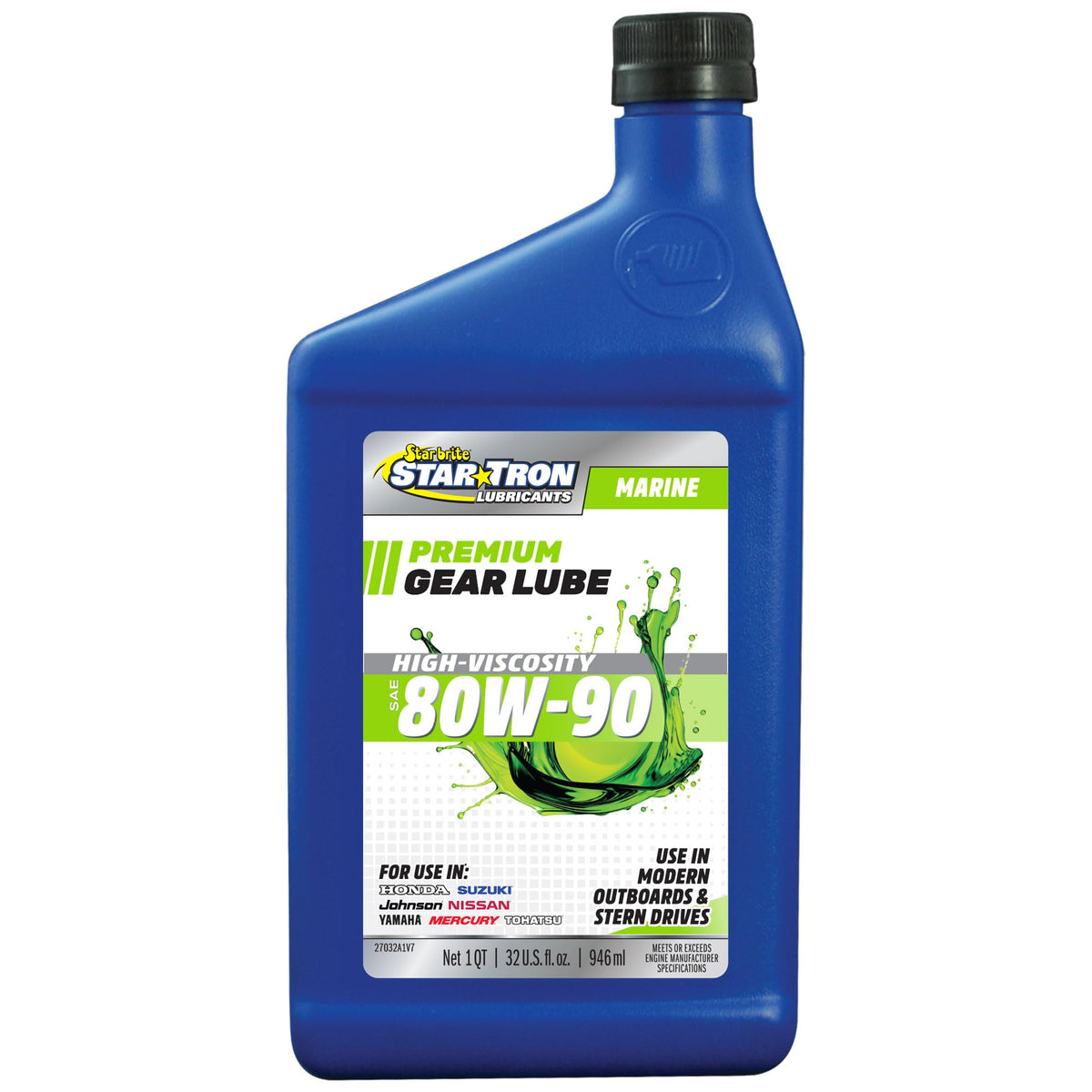 STAR BRITE 027032P STAR BRITE Star Tron High Viscosity 80W90 Lower Unit Gear Lube