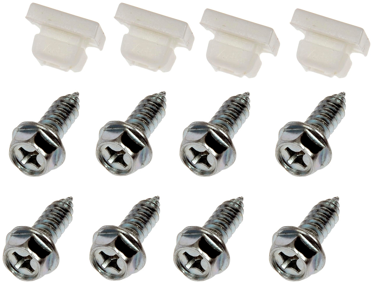DORMAN 785-101D Dorman 785-101D License Plate Fasteners - No.14 X 3/4 in., 12 Pack