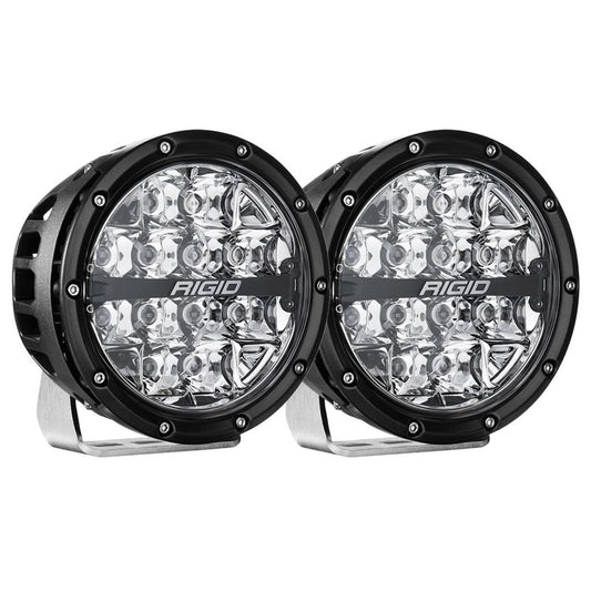 Rigid 36412 Rigid Industries 360-Series 6in LED Off-Road Spot Beam - RGBW (Pair)