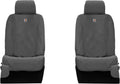 Covercraft Carhartt SeatSaver Custom Seat Covers — Fits 2017-2018 Ram 1500, 2019-2024 Ram 1500 Classic, 2017-2018 Ram 2500/3500 — 1st Row Bucket Seats, Duck Weave Gravel