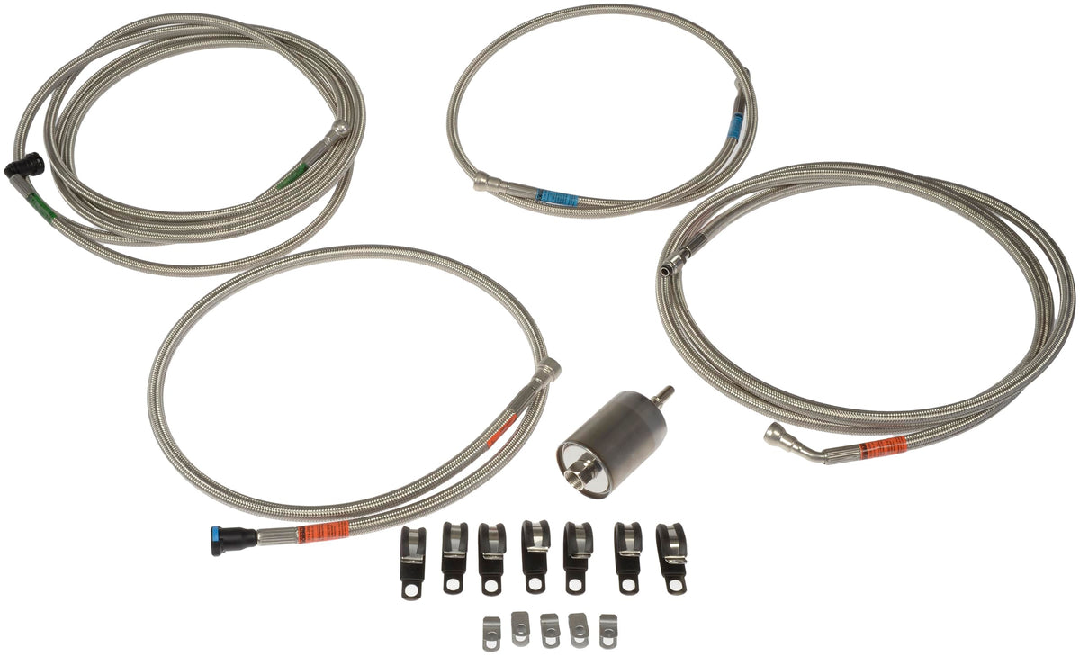 DORMAN 819-004 Dorman 819-004 Flexible Stainless Steel Braided Fuel Line Compatible with Select Chevrolet/Pontiac Models (OE FIX)