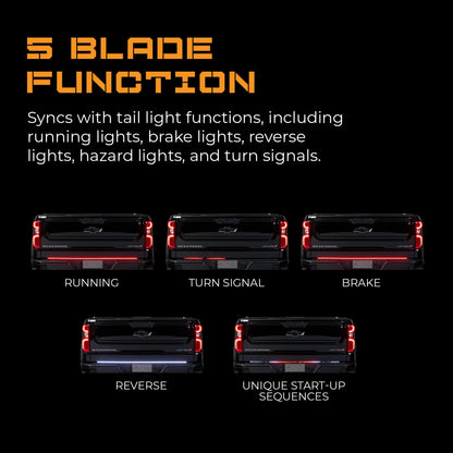Putco 760048-08 Putco Freedom Blade Tailgate Light Bar with Plug-N-Play Connector - Fits Ford Ranger Equipped with Factory Halogen Taillamps 2019-2023