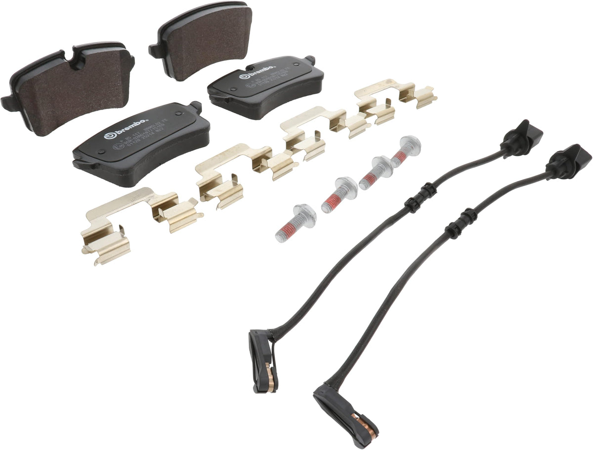 BREMBO P85117 Brembo P85117 Low-Met Rear Disc Brake Pad Set AUDI OE# 4G0698451H