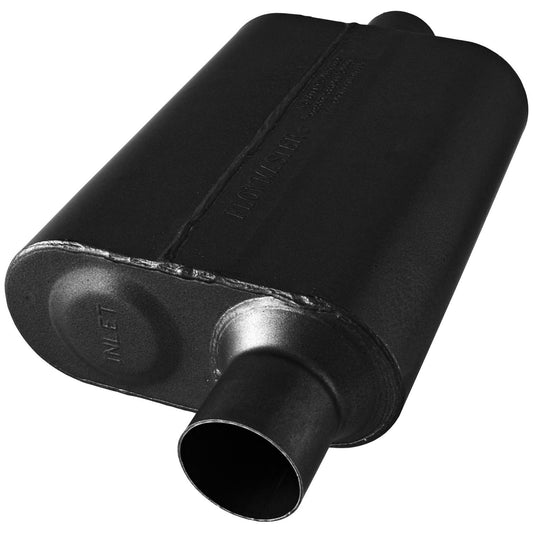 FLOWMASTER 8042541 Flowmaster 8042541 40 Series Muffler 409S - 2.50 Offset In and 2.50 Center Out - Aggressive Sound