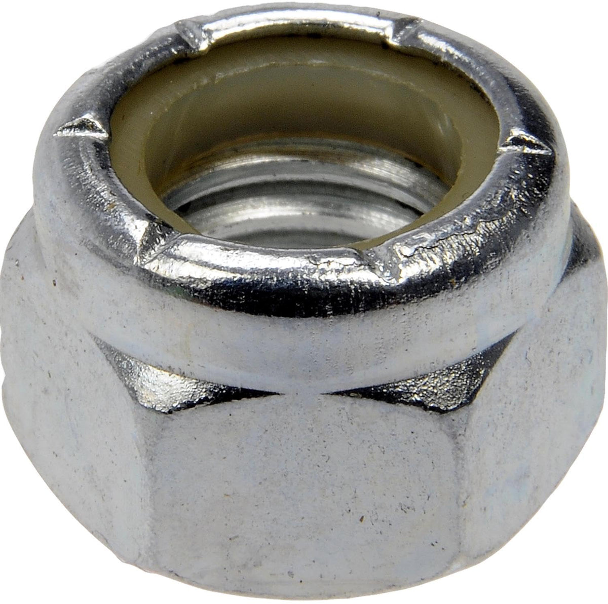 DORMAN 784-760 Dorman 784-760: Hex Lock Nuts with Nylon Ring-Grade 2-Thread Size7/16-14 in,Height29/64 in.