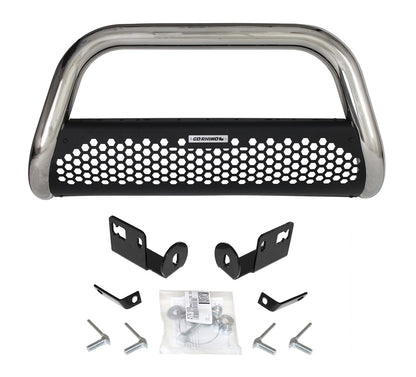 GO RHINO 55288PS Go Rhino RC2 Grille Guard & Mounting Brackets Kit | Stainless Steel, Polished | 55288PS | Fits 2009 - 2024 Ford F-150 (Excludes Models with Front park assist)