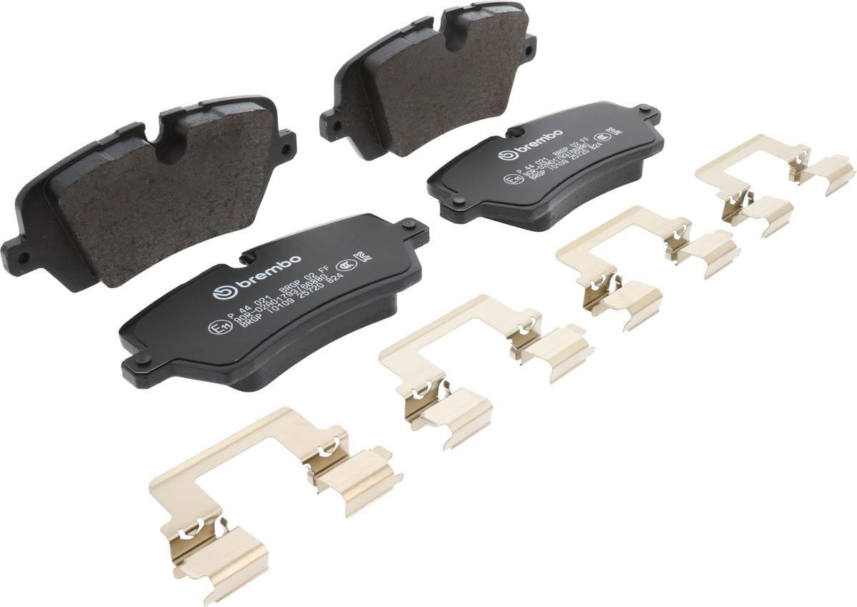BREMBO P44021 Brembo P44021 Low-Met Alloy Steel Rear Disc Brake Pad Set LAND ROVER OE# LR079910