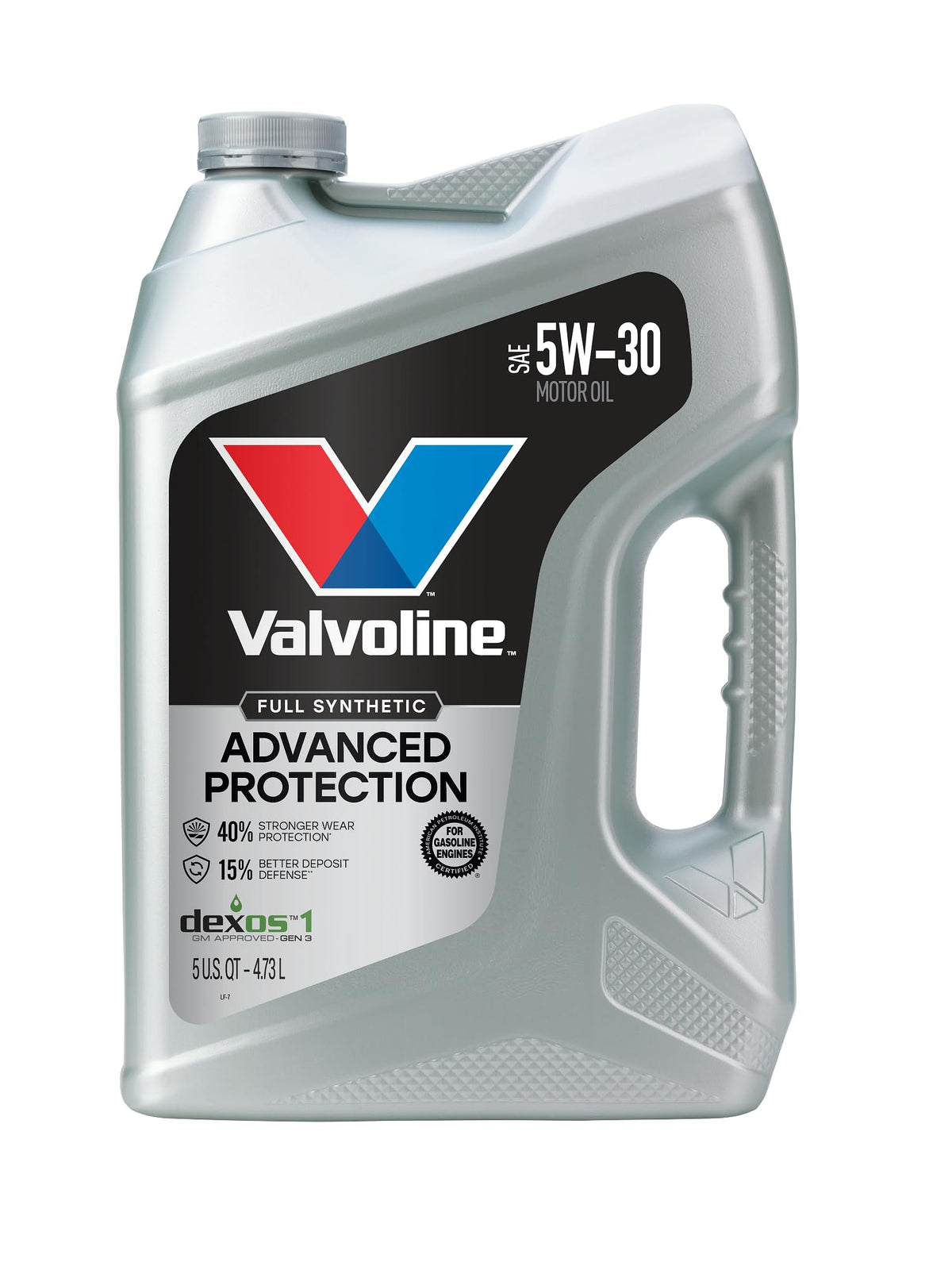 VALVOLINE 881164 Valvoline Advanced Full Synthetic SAE 5W-30 Motor Oil 5 QT