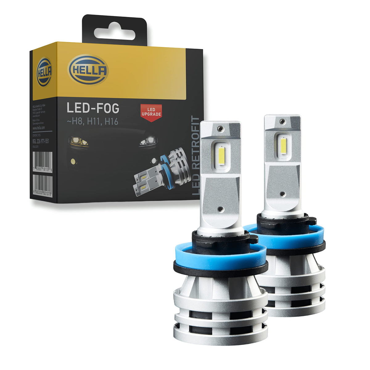 Hella 226971551 H11 / H8 / H16 LED Fog Light Bulb