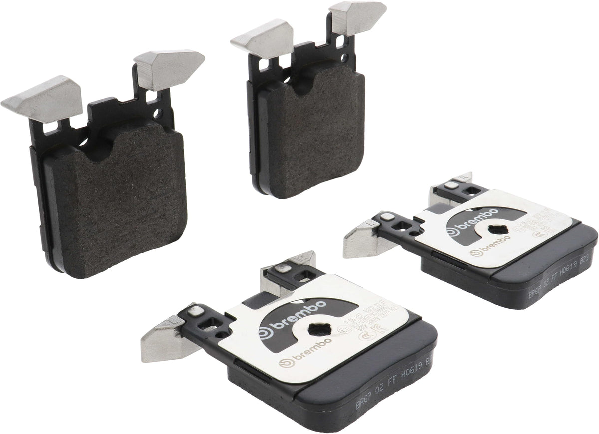BREMBO P06087 Brembo P06087 Low-Met Rear Disc Brake Pad Set BMW/BMW (BRILLIANCE) OE# 34216887576