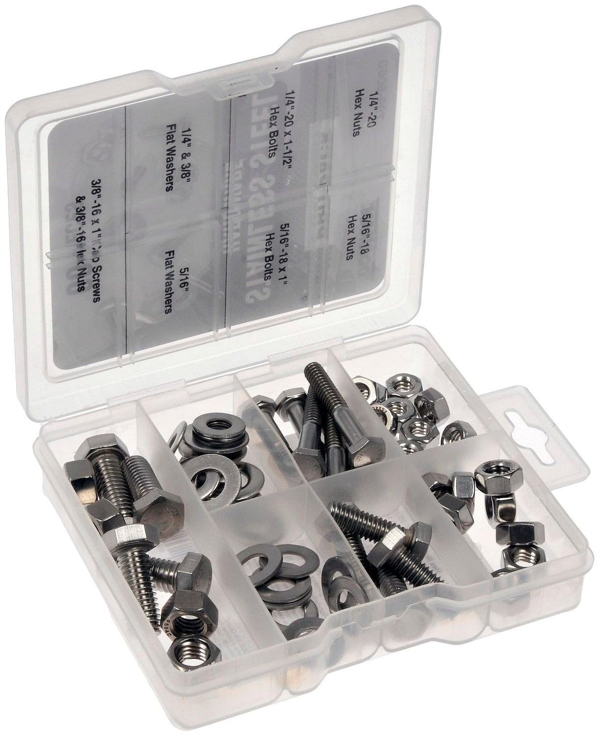 DORMAN 799-500D Dorman 799-500D: Pro Pack Stainless Steel Hardware - 60 Pieces