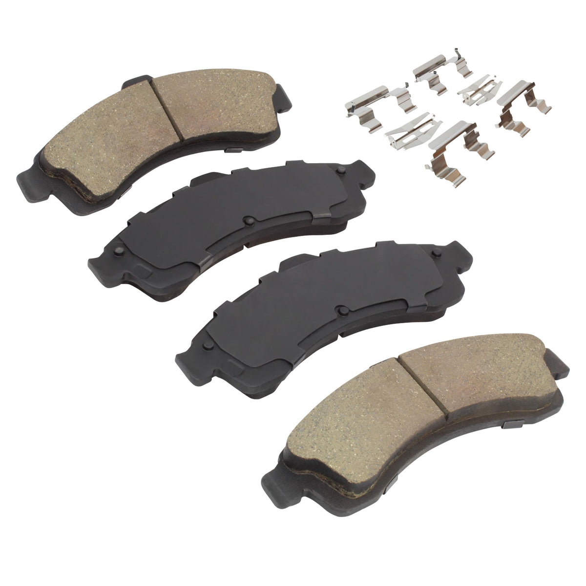 MPA 1001-0882M QUALITY-BUILT Premium Semi-Metallic Front Brake Pads 1001-0882M Compatible with 2002-2006 Buick/Chevrolet/GMC/Isuzu/Oldsmobile/Saab (9-7x,Ascender,Bravada,Envoy,Envoy XL,Envoy XUV,Rainier,SSR,Trailbl)