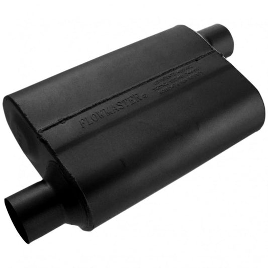 FLOWMASTER 42543 Flowmaster 40 Series Chambered Muffler – 2.50" Offset In / 2.50" Offset Out
