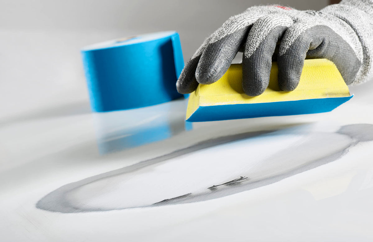 3M 36215 3M Stikit Blue Abrasive Sheet Roll, 36215, 40 Grit, 2-3/4 in x 10 yd, 1 Roll, Paint Preparation, Coatings Removal, for Automotive