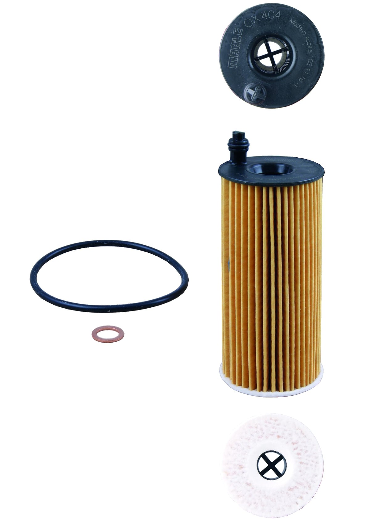 Mahle OX404D Original OX 404D ECO Engine Oil Filter, 1 Pack