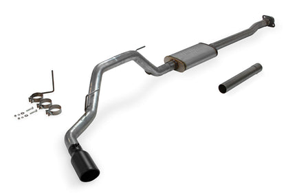 FLOWMASTER 717864 Flowmaster 717864 FlowFX Cat-Back Exhaust Kit 3 Inch 409 Stainless Steel 4.5 Inch Black Ceramic Coated 304 Stainless Steel Tip Compatible with 2009-2014 Ford F-150 3.5L Ecoboost 4.6L 5.0L 5.4L
