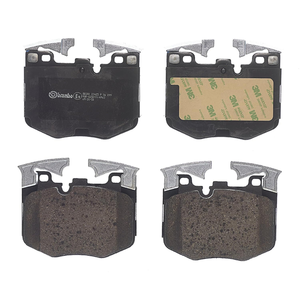 BREMBO P06099 Brembo P06099 Low-Met Front Disc Brake Pad Set BMW OE# 34116888458