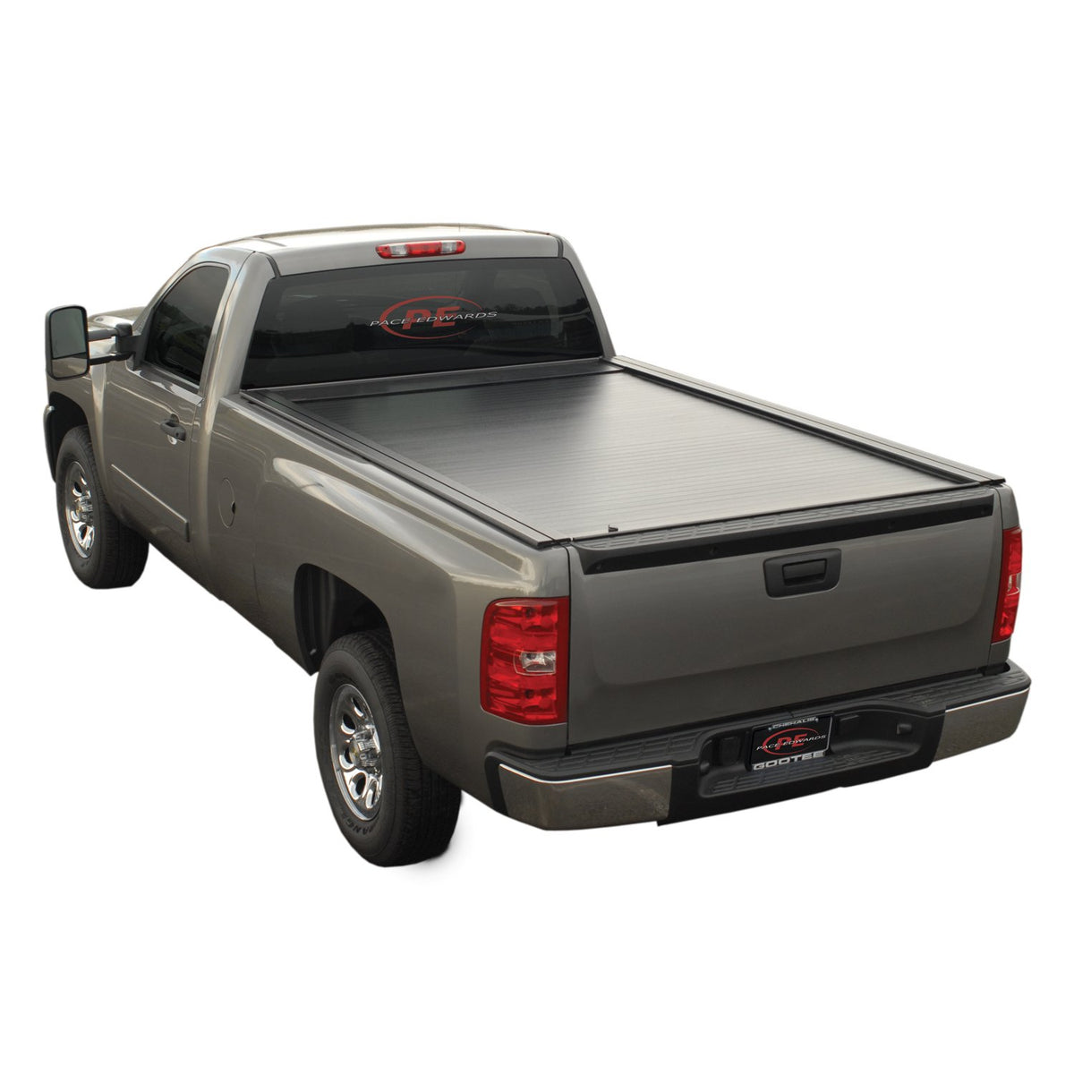 PACE EDWARDS FMCA27A58 Pace Edwards FMCA27A58 Pace Edwards Full-Metal™ Jackrabbit® Retractable Tonneau Cover Fits Chevrolet Silverado 1500 , Black