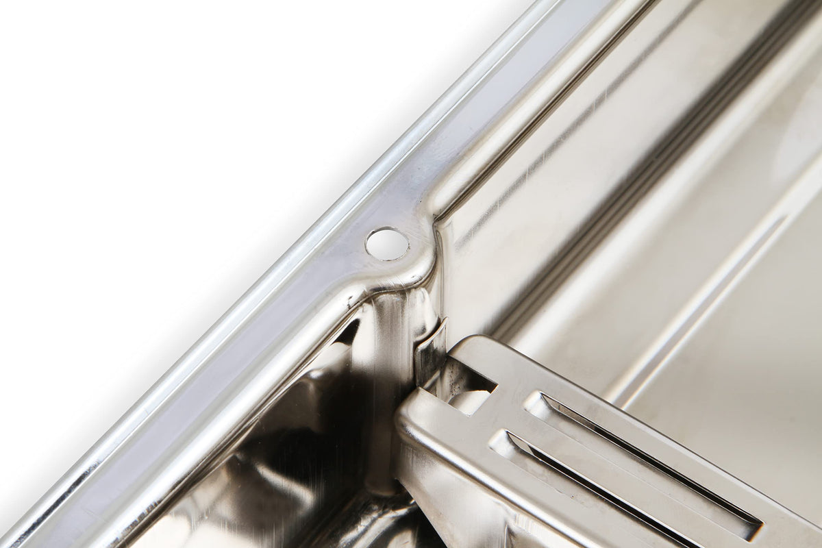 MR GASKET 9800 Mr. Gasket 9800 Chrome Valve Covers - Dual Cap Holes