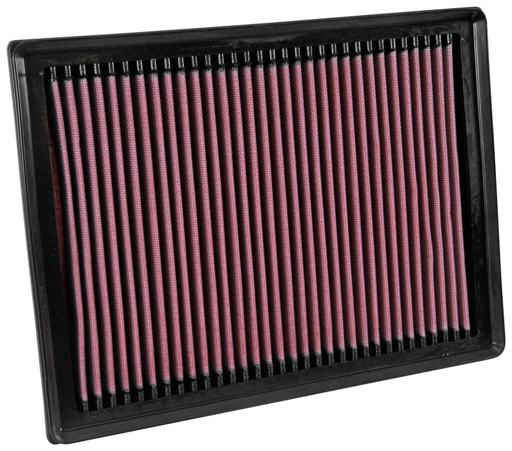 K&N FILTER 33-3045 K&N High-Flow Original Lifetime Engine Air Filter: Increase Power: Premium, Washable: Compatible with 2004-2024 Mitsubishi/Toyota: (See Product Description for Select Models) 33-3045