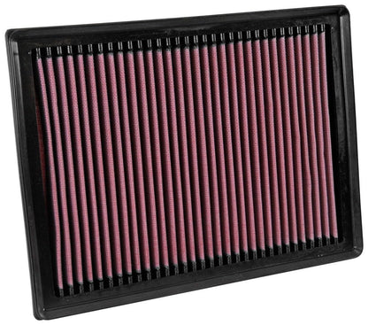 K&N FILTER 33-3045 K&N High-Flow Original Lifetime Engine Air Filter: Increase Power: Premium, Washable: Compatible with 2004-2024 Mitsubishi/Toyota: (See Product Description for Select Models) 33-3045