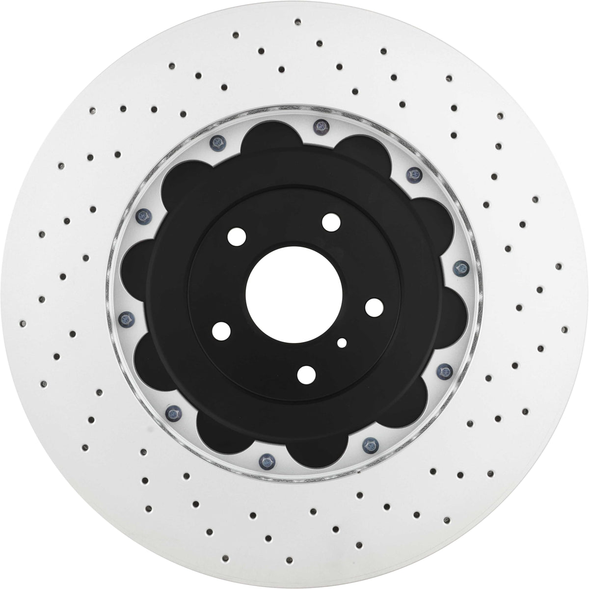 BREMBO 09B38613C02 Brembo 09.B386.13 Floating two piece UV Coated Pillar Vented drilled Front Brake Rotor NISSAN OE# 40206KB50A