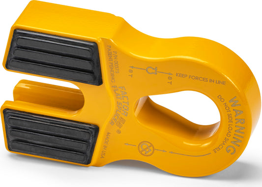 FACTOR 55 00375-03 Factor 55 Flat Splicer Low-Profile Design for Synthetic Rope, Fits Synthetic Rope up to 1/2" - Yellow