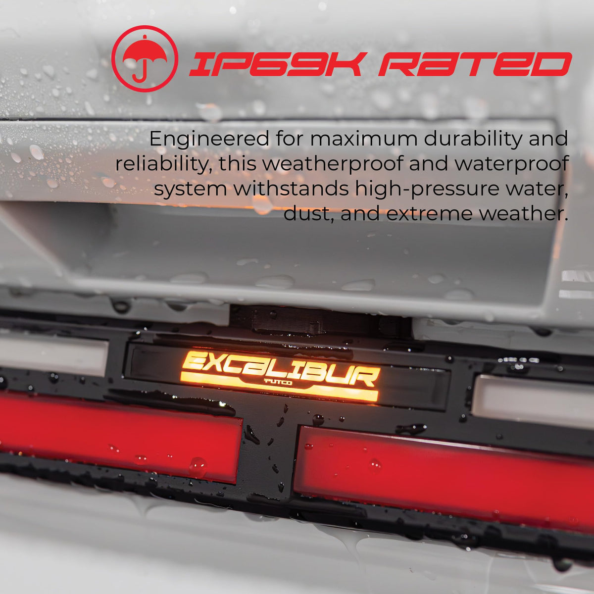 Putco ‎92060-13 Putco 92060-17 Excalibur LED Tailgate Light Bar for 2021-2023 Ford F-150 with Factory LED Tail Lamps (With Onboard Scales Option)