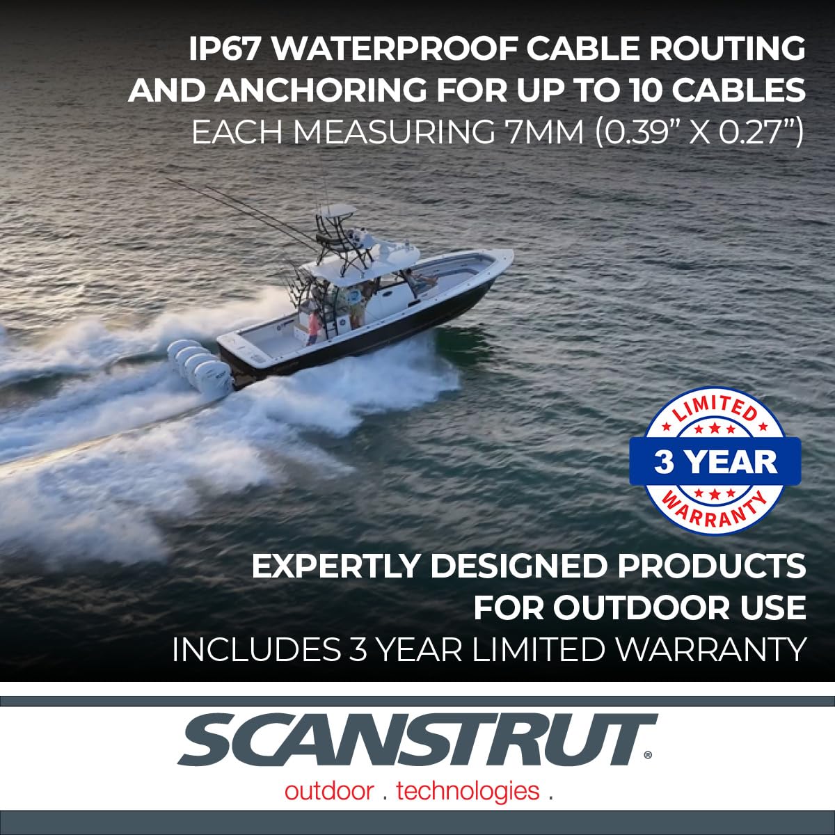 SCANSTRUT TBH-10 Scanstrut TBH-10 THROUGH BULKHEAD SEAL - UP TO 10 C