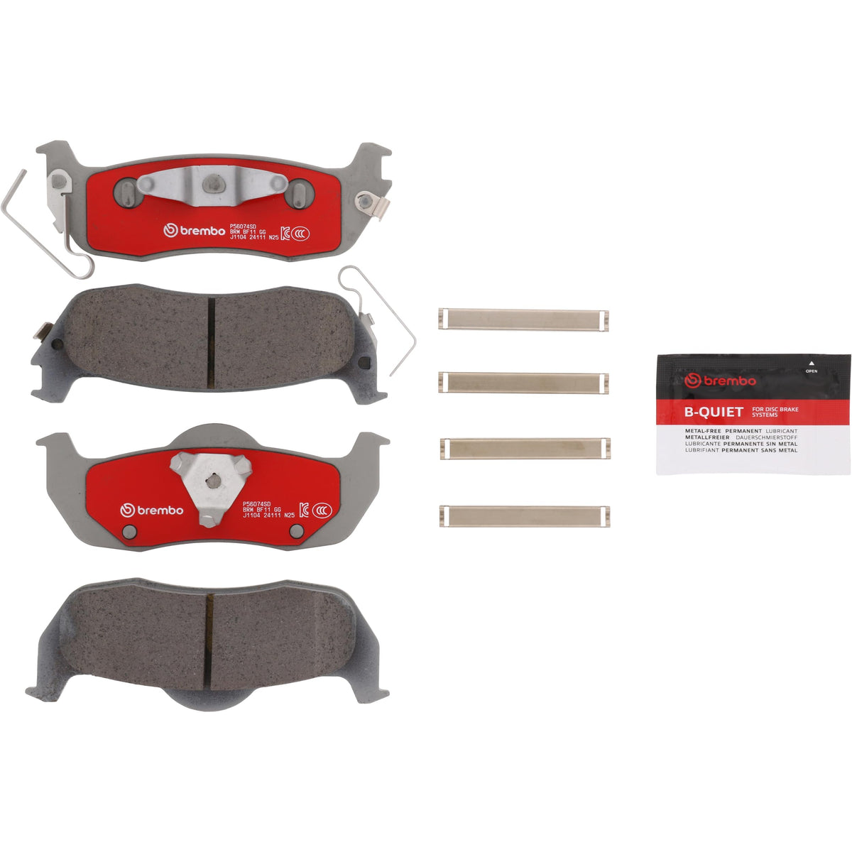 BREMBO P24182SD Brembo Disc Brake Pad Set Severe Duty P56074SD