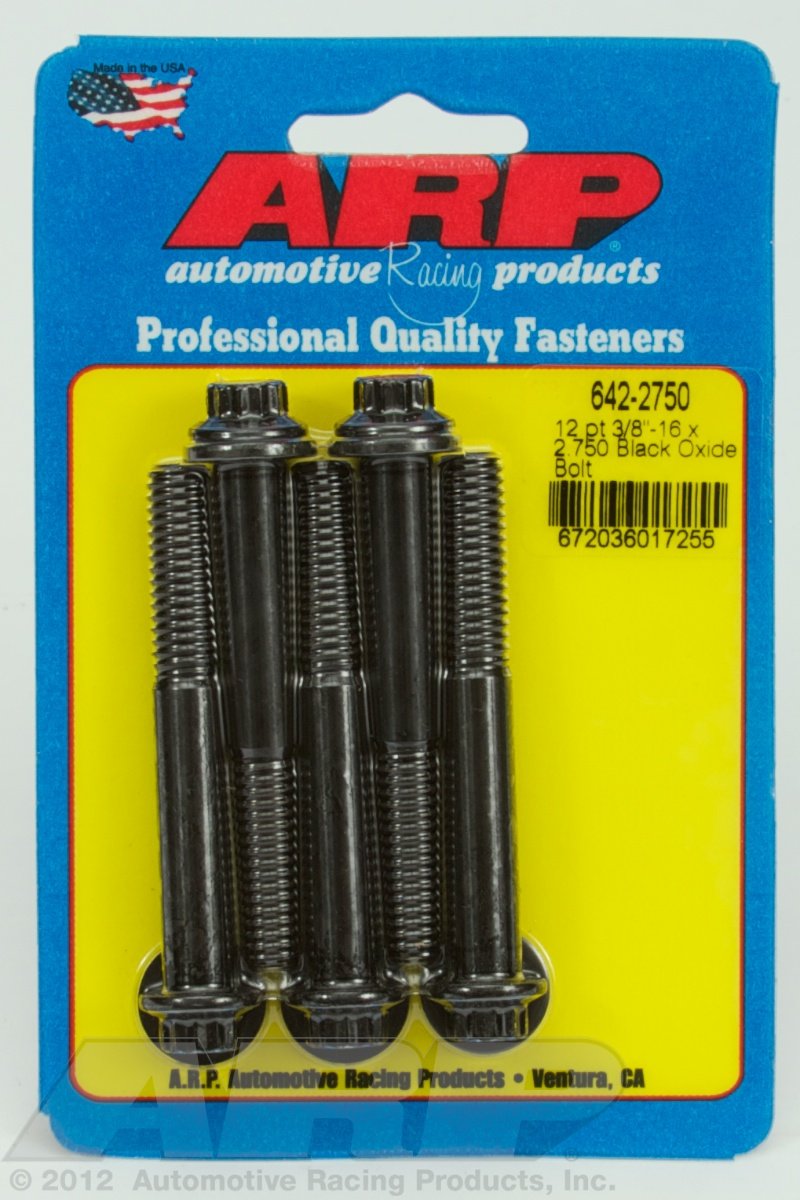ARP 642-2750 Arp 642-2750 3/8'-16 X 2.750 12PT BLK