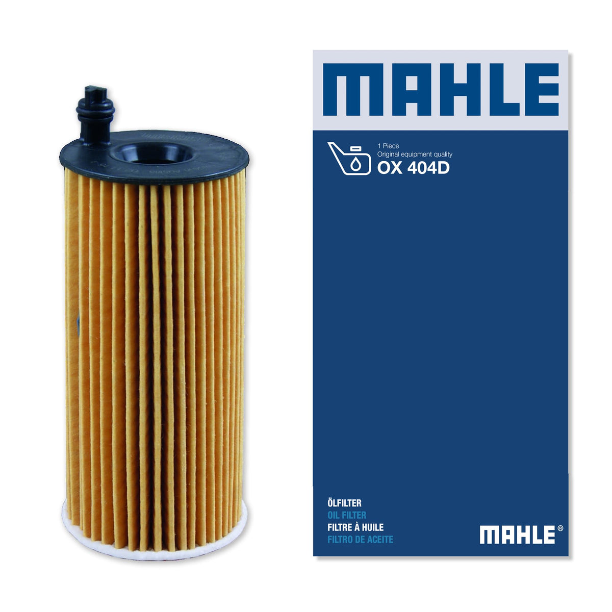 Mahle OX404D Original OX 404D ECO Engine Oil Filter, 1 Pack