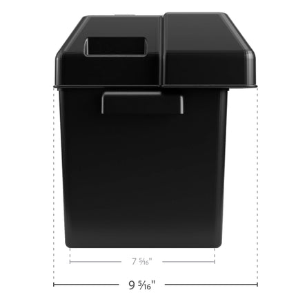 CAMCO 55372 Camco Large Battery Box with Straps and Hardware - Group 27, 30, 31 |Safely Stores RV, Automotive, and Marine Batteries | Measures Inside 7-1/4" x 13-1/4" x 8-5/8" | (55372)