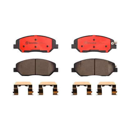 BREMBO P30036N Brembo P30036N Premium Ceramic Front Disc Brake Pad Set HYUNDAI/HYUNDAI (HUATAI)/KIA/SSANGYONG OE# 581012BA00
