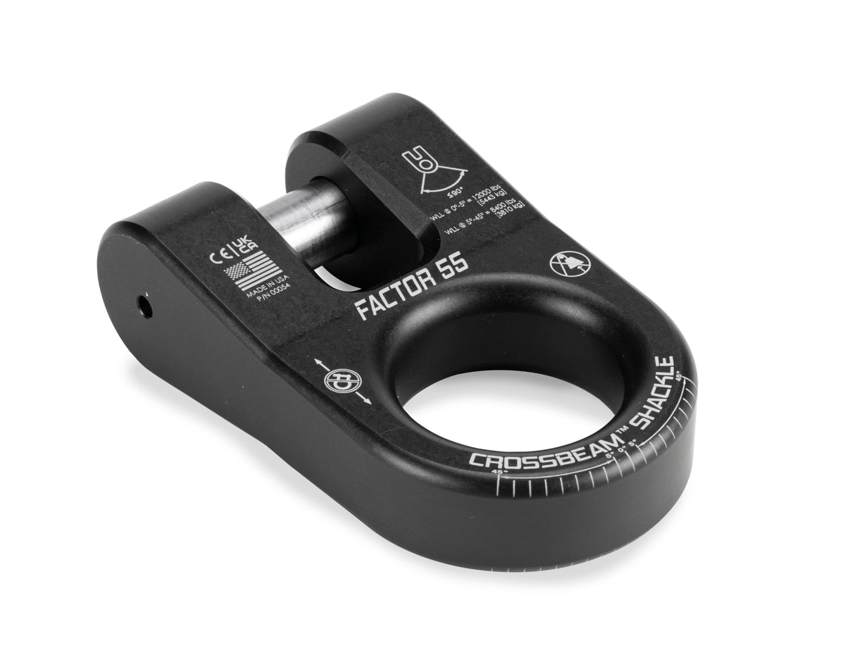 FACTOR 55 00054-04 Factor 55-00054-04 - CROSSBEAM SHACKLE BLACK