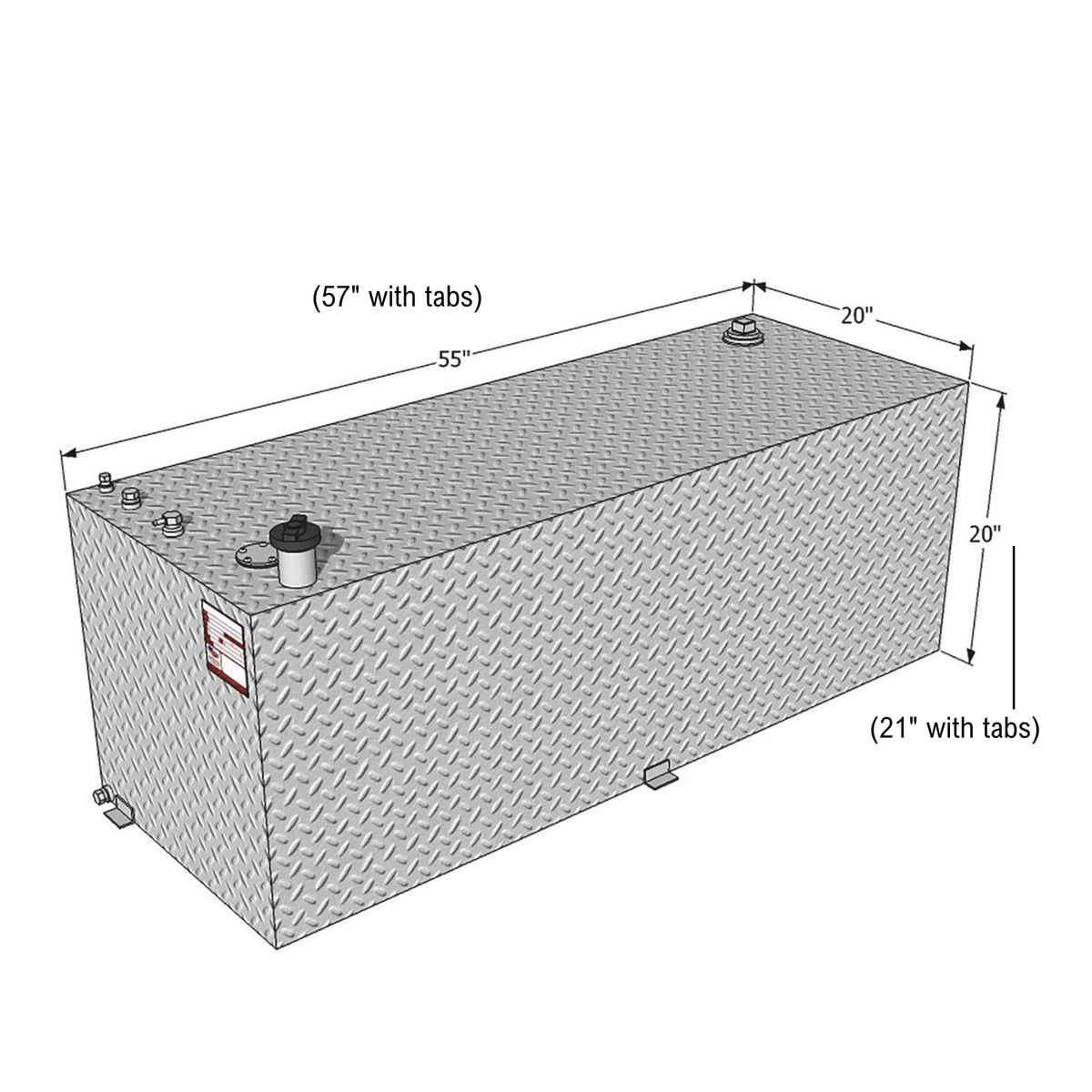 RDS MFG INC 72551 Rds Mfg Inc 72551 TRANSFER TANK 91GAL