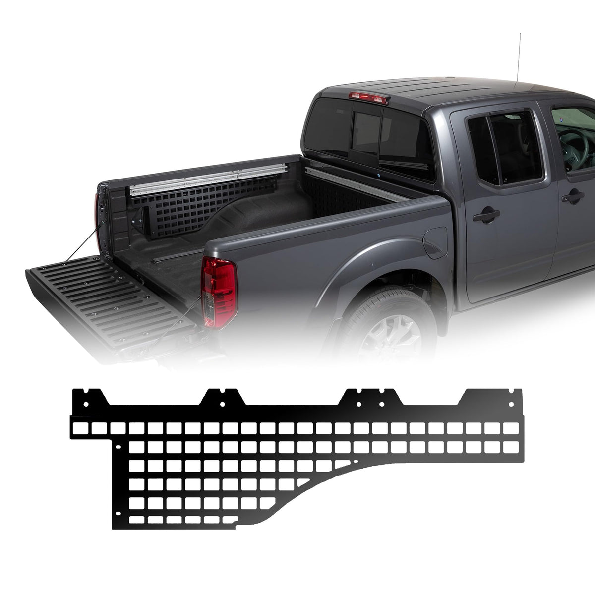 PUTCO 195431 Putco Truck Bed Driver Side MOLLE Panel - Fits Nissan Frontier 2005-2021 6'2'' Bed