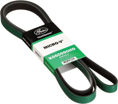 Gates K060990HD FleetRunner Micro-V Serpentine Drive Belt
