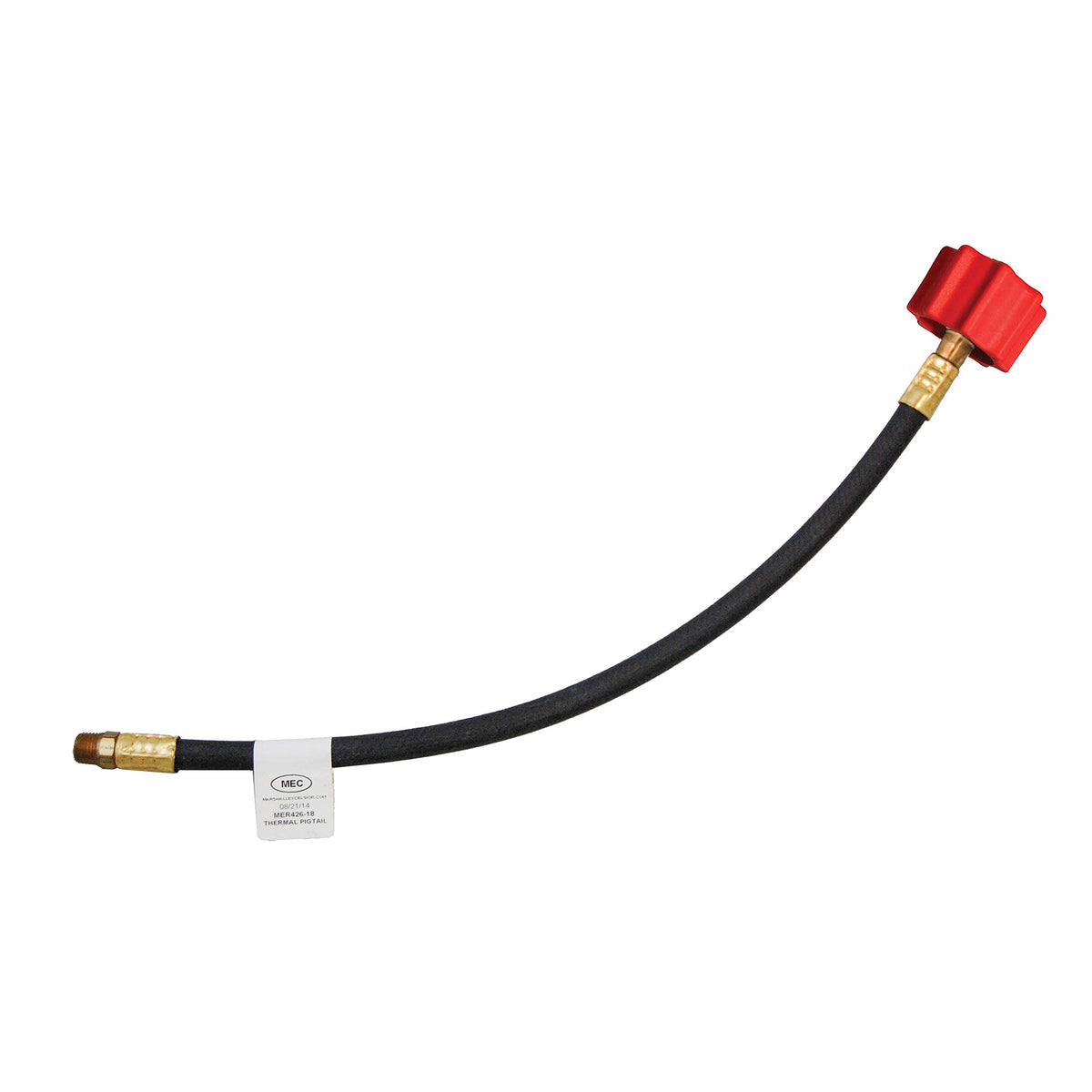AP PRODUCTS MER426H-15 AP Products Marshall Excelsior MER426H-15 High Flow Type 1 Pigtail - 15", Female QCC x 1/4" MNPT