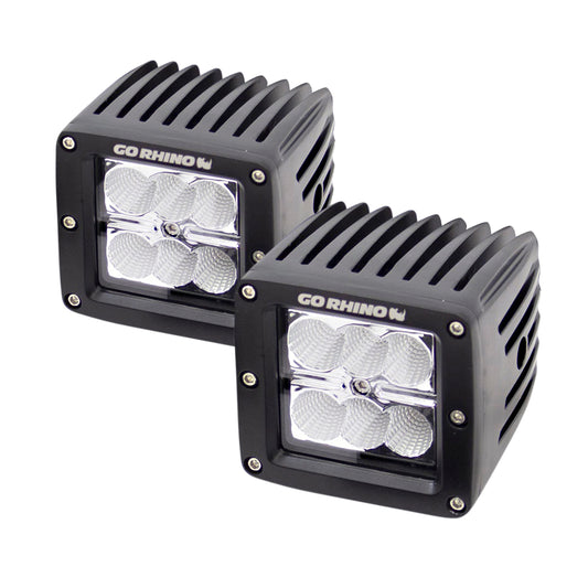 GO RHINO 751002 Go Rhino 751002 TWO 3' GO RHINO LED CUBE LIGHTS