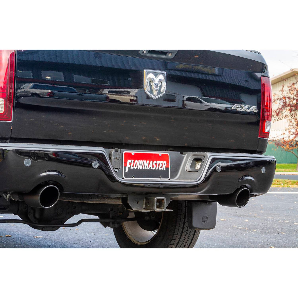 FLOWMASTER 717860 Flowmaster 717860 FlowFX Cat-Back Exhaust Kit Dual 2.5 Inch 409 Stainless Steel Tailpipes 4.5 Inch Black Ceramic 304 Stainless Steel Tips Compatible with 2009-2024 Classic Body Ram 1500 5.7L Hemi
