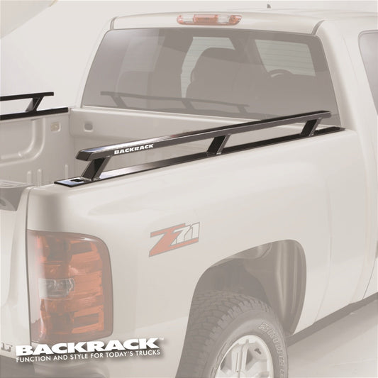 BACKRACK 55523 RealTruck BACKRACK Side Rails to use w/Standard Bed – Black, No Drill – 55523 – Fits 2015-2025 Ford F-150 5.5' Bed Aluminum Body