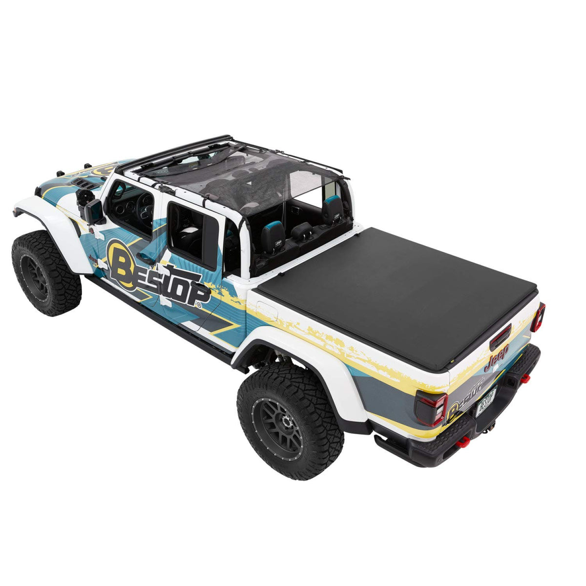 BESTOP 16280-35 Bestop EZ-Fold Soft Tonneau - Gladiator; for 5 ft. Bed
