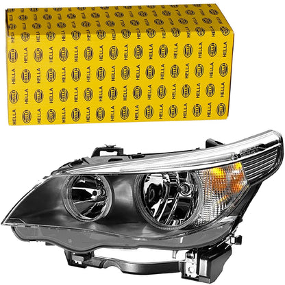 Hella 008673121 nobrandname BMW 5 Series Headlampright clear