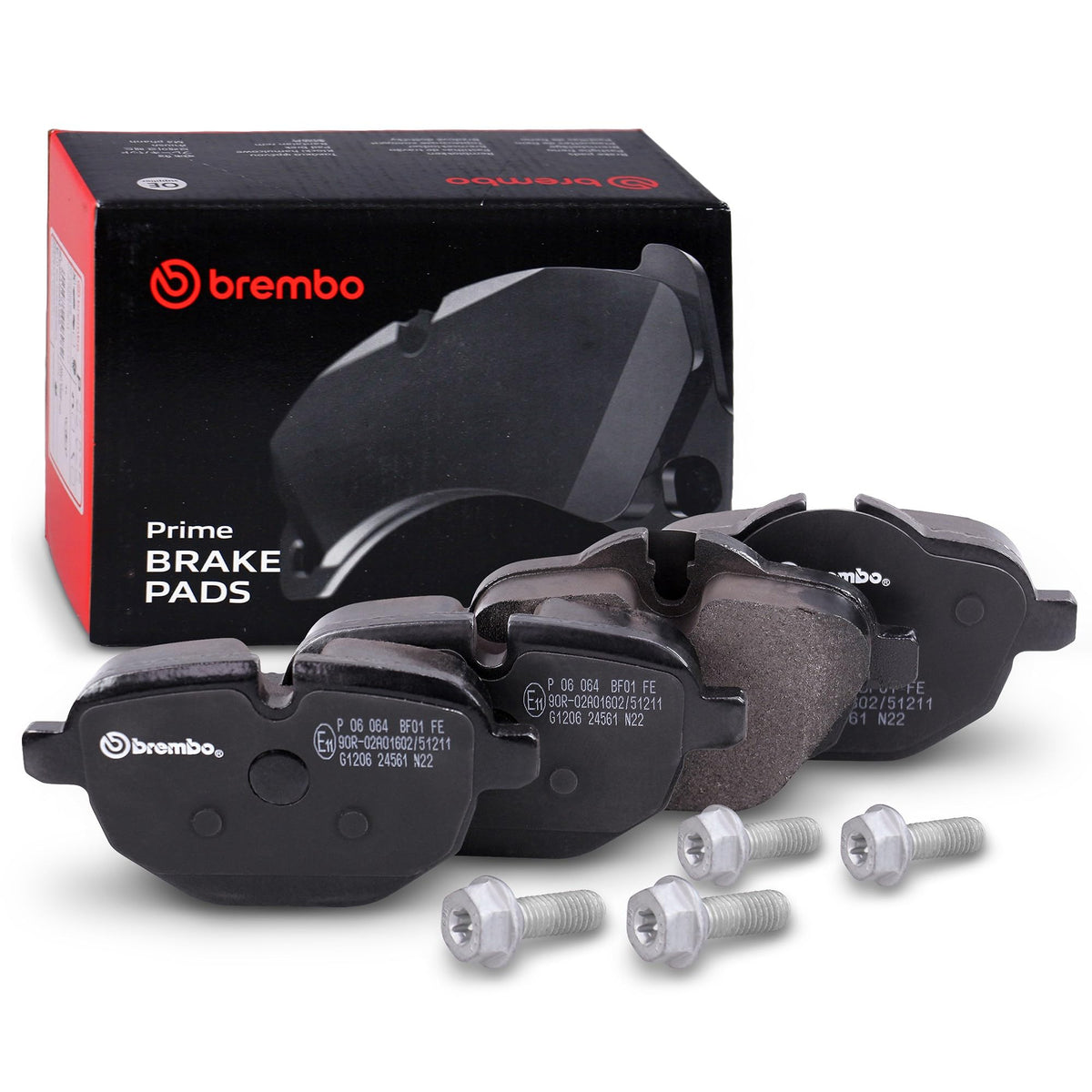 BREMBO P06064 Brembo P06064 Low-Met Rear Disc Brake Pad Set BMW/BMW (BRILLIANCE) OE# 34216796741