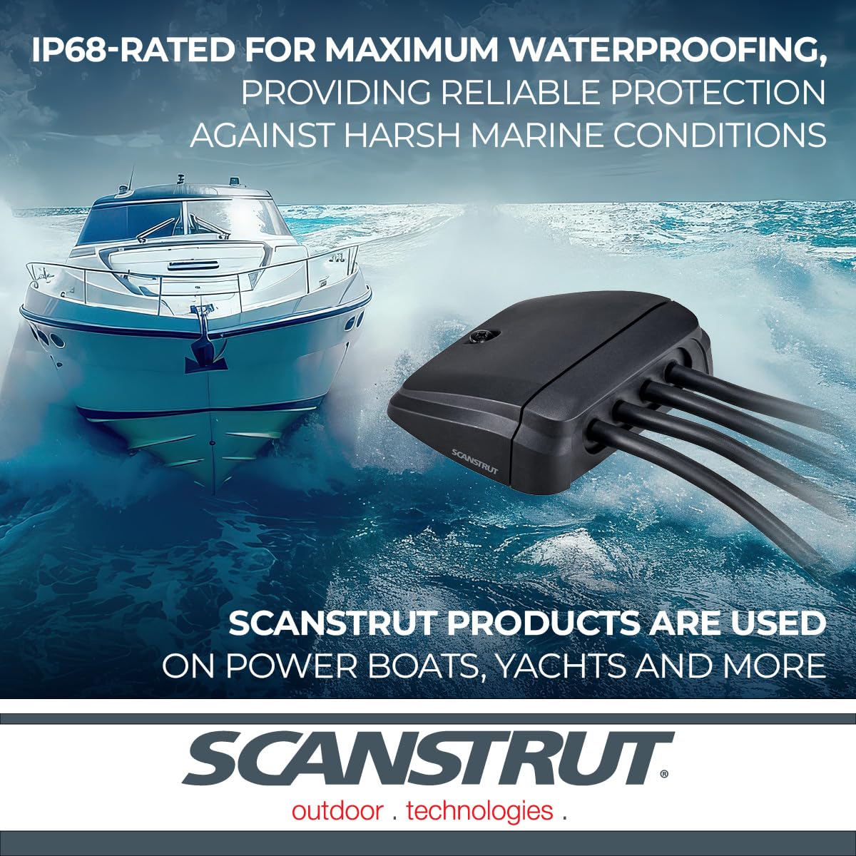 SCANSTRUT DS-H-MULTI-BLK Scanstrut DS-H-Multi-BLK Horizontal Multi Cable Seal – Black