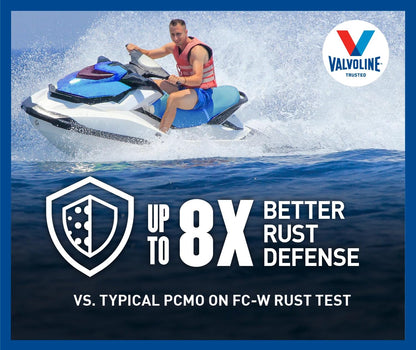 VALVOLINE 899367 Valvoline 4-Stroke Powersport Full Synthetic Motor Oil 1 Quart (Pack of 6)