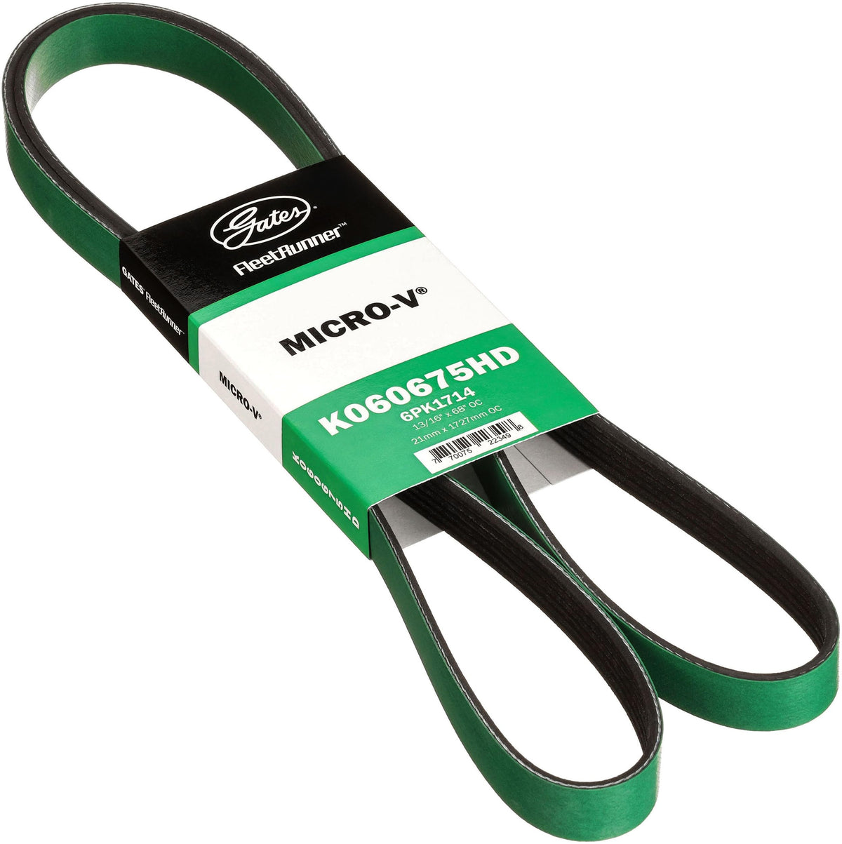 Gates K060675HD V-RIBBED BELT (HEAVY DUTY