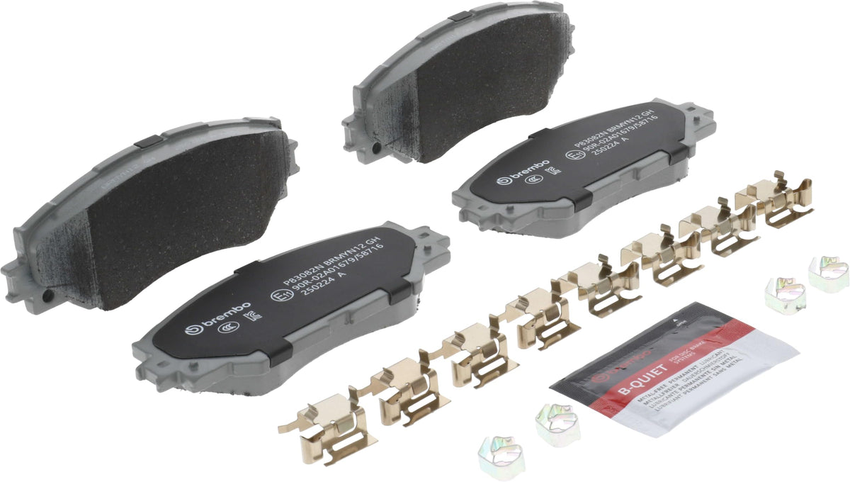 BREMBO P83082N Brembo P83082N Premium Ceramic Front Disc Brake Pad Set SUBARU/TOYOTA/TOYOTA (FAW) OE# 0446502220