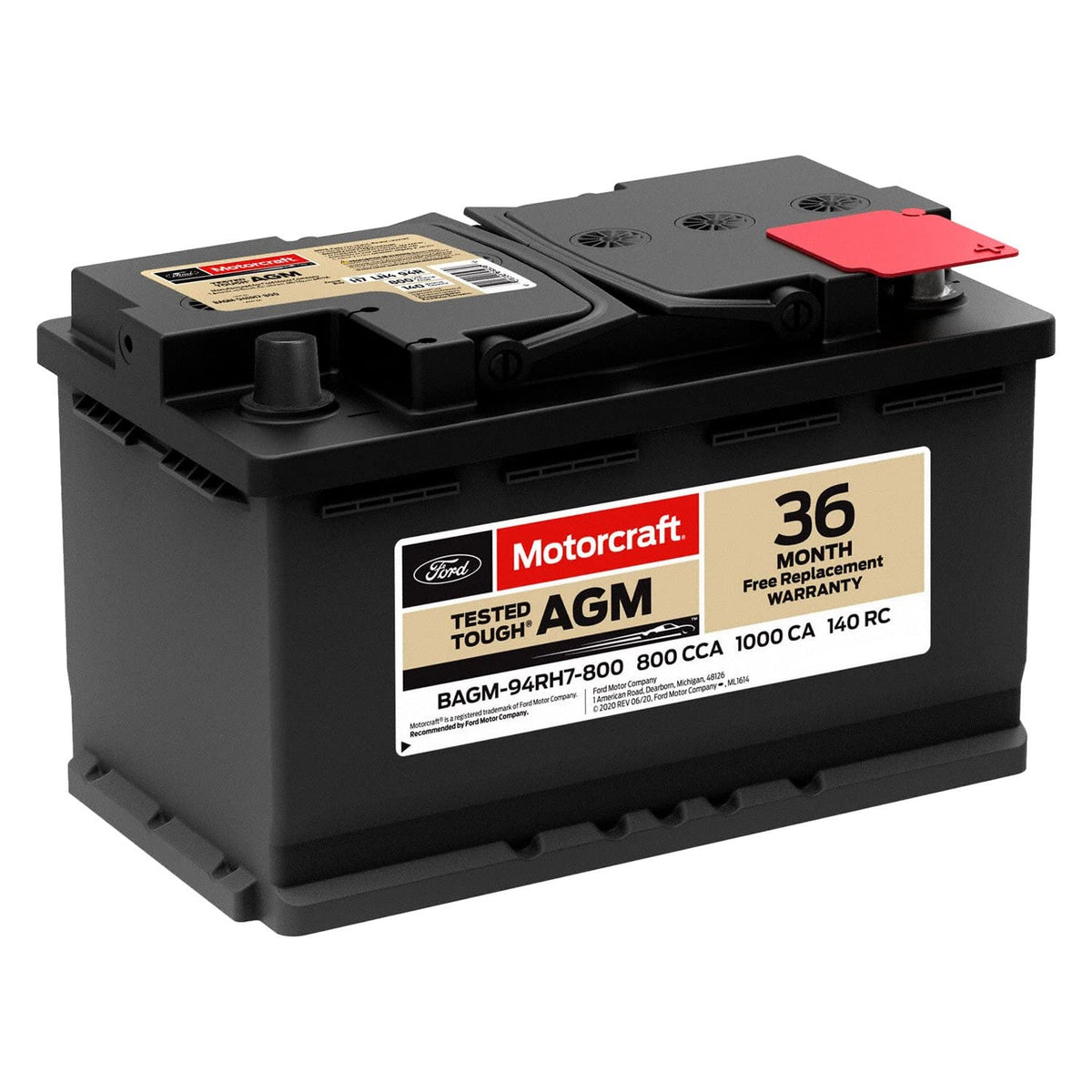 Motorcraft BAGM94RH7-800 Battery
